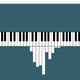 Illustration for article titled Visualizing the Notes Played in Songs on a Piano-Turned-Histogram